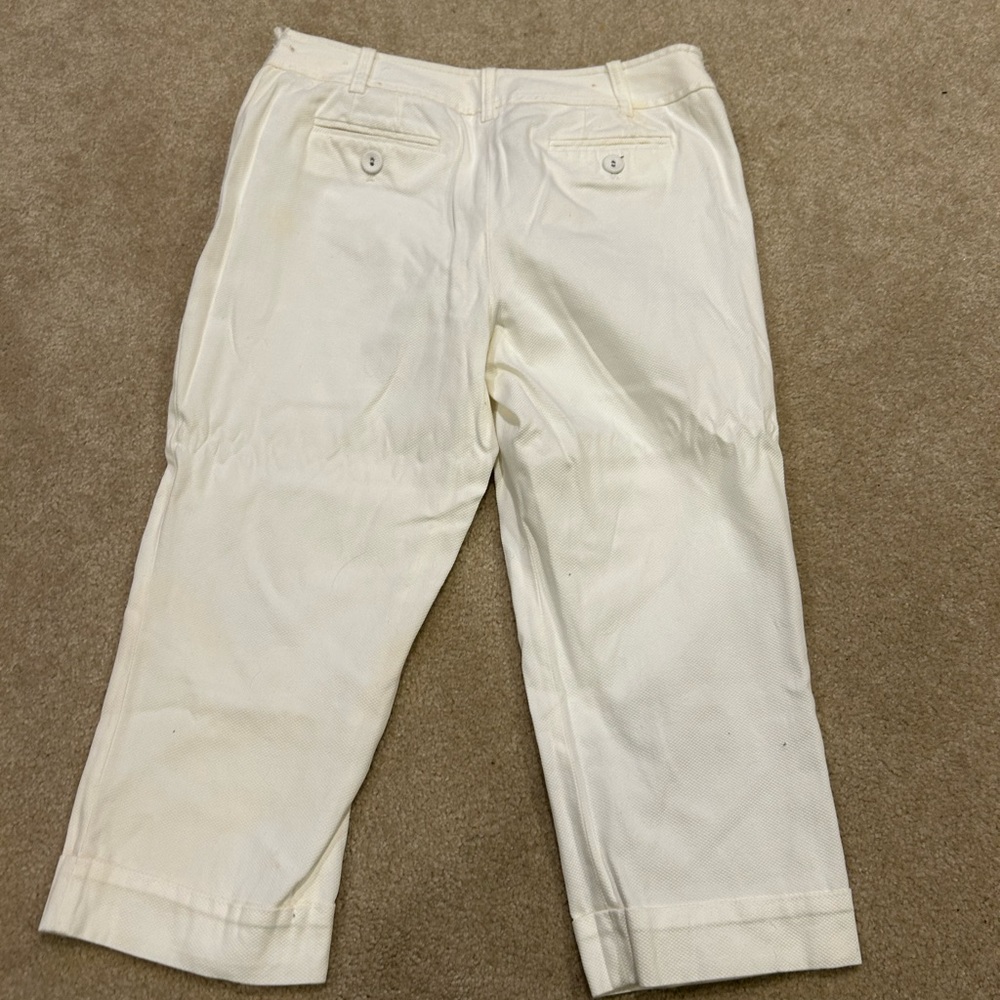 Ann Taylor Loft Petite 10P White Jean
